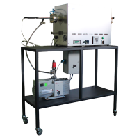 Лабораторная вакуумная трубчатая печь с вакуумным насосом PRC 40x500/130